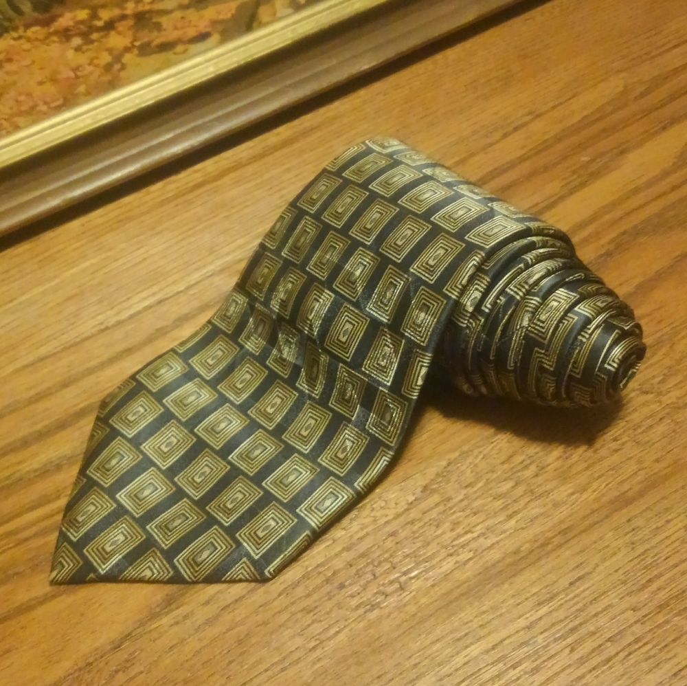 👔 Vintage Tie Necktie Made in USA Signorcelli Italy 🌍 90s 80s Silk Tie Vtg 💎